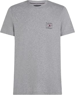 Tommy Hilfiger mens HILFIGER STACK TEE S/S T-Shirt - Best Deal Finder
