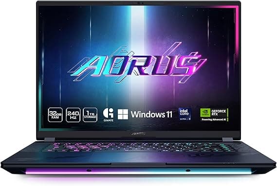 GIGABYTE - AORUS MASTER 16 Gaming Laptop - 240Hz 2560x1600 OLED - NVIDIA GeForce RTX 5070 Ti - Intel Core Ultra 9 275HX - 1TB SSD with 32GB DDR5 RAM - Windows 11 Home AD (AORUS MASTER 16 BXHC4USE64SH) on Amazon.ae - Price Tracker