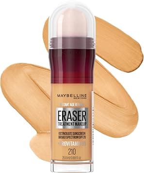 Maybelline Instant Age Rewind Eraser Foundation with SPF 20 and Moisturizing ProVitamin B5, 210, 1 Count - Best Deal Finder