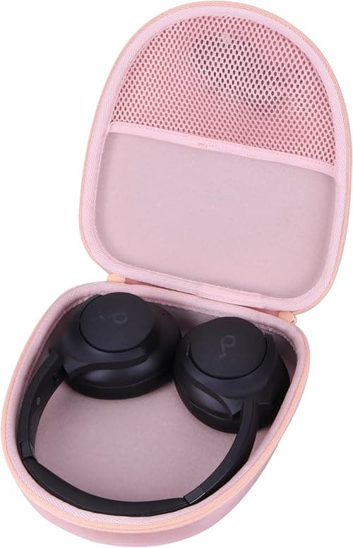 Lebakort - Hard Case Compatible with Anker Soundcore Life Q20 - Pink على Amazon.ae - متتبع الأسعار