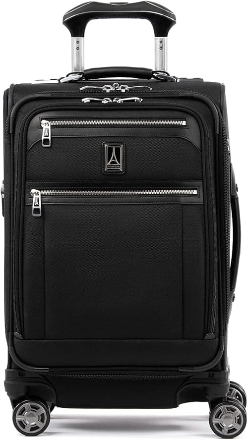Travelpro Platinum Elite Softside Expandable Checked Luggage, 8 Wheel Spinner Large Suitcase, TSA Lock, Men and Women on Amazon.ae - Price Tracker