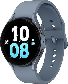 Samsung galaxy watch5 smart watch, health monitoring, fitness tracker, long lasting battery, bluetooth, 44mm, sapphire - متتبع أسعار Amazon.sa
