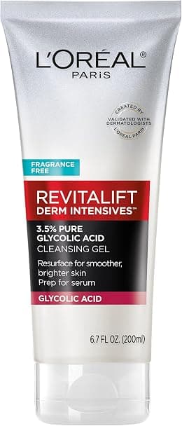 L'Oreal Paris Revitalift 3.5% Pure Glycolic Acid Brightening Cleansing Gel wth Salicylic Acid 6.7 fl oz - Best Deal Finder