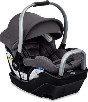 Britax Cypress Infant Car Seat, Rear Facing Car Seat with Alpine Base, ClickTight, Premium Fabrics, Ponte Stone على Amazon.ae - متتبع الأسعار