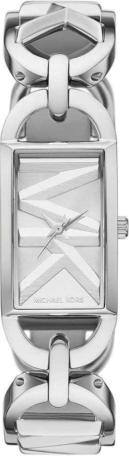 Michael Kors MK Empire Women's Watch, Rectangular Stainless Steel Watch for Women with Steel or Leather Band - Best Deal Finder