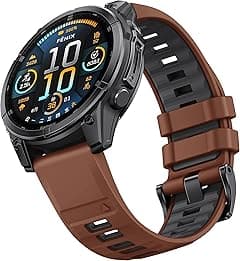 Dado Double Color Silicone Band 26 mm width Compatible with Garmin Fenix 8 | Fenix 7X | Fenix 6X | Fenix 5X | Fenix 5P | 5 Plus | Fenix 6X Pro | Tactix 7 Pro | Enduro 2 | Mk2i/3i - Amazon.ae Price Tracker