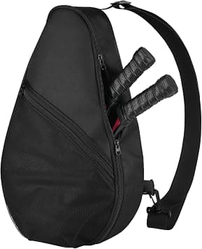 Cosmos Padel Racket Bag Pickleball Paddle Sling Backpack Padel Racquet Storage Bag, Padel (Paddel Tennis) Equipment Carrying Bag with Mesh Pocket for 2 Paddles Ball Water Bottle & Accessory - Best Deal Finder