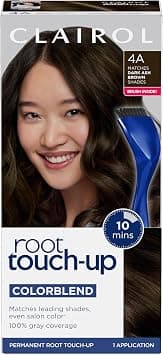 Clairol Root Touch-Up by Nice'n Easy Permanent Hair Dye, 4A Dark Ash Brown Hair Color, Pack of 1 on Amazon.ae - Price Tracker