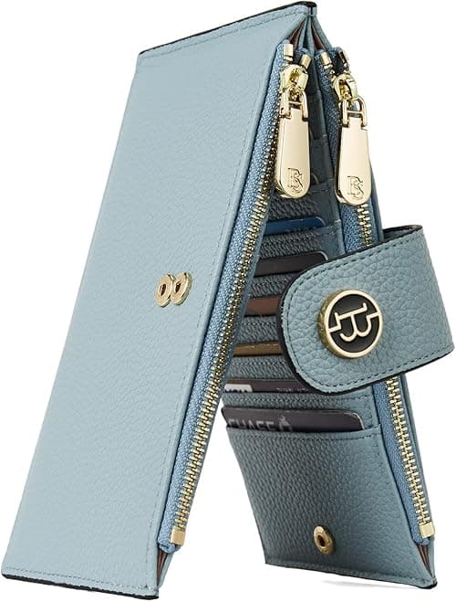 BOSTANTEN Women's Small Credit Card Holder RFID Protection Purse Women's Wallet with Key Ring Mini Women Wallet on Amazon.ae - Price Tracker