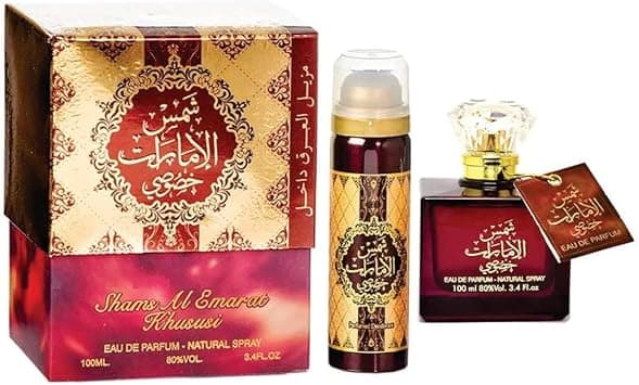 Sapphire's Choice - Shams Al Emarat Khususi EDP Perfume for Men and Women | Floral and Fruity Fragrance | 100ml Spray Made in Dubai على Amazon.ae - متتبع الأسعار