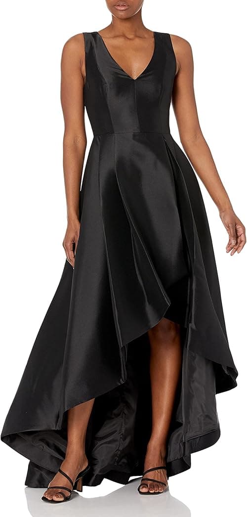 Calvin Klein Women's Sleeveless V-Neck High Low Gown with Back Zipper on Amazon.ae - Price Tracker