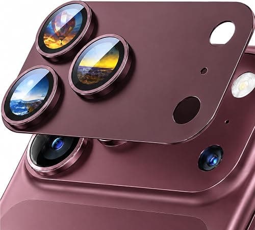 Camera Lens Protector for iPhone 18 Pro Max, Burgundy on Amazon.ae - Price Tracker