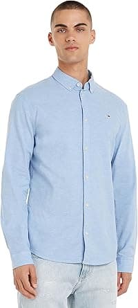 Tommy Jeans Men's TJM SLIM STRETCH OXFORD SHIRT Shirt on Amazon.ae - Price Tracker