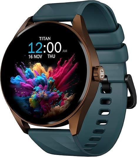 Titan Crest Premium Mesh Strap Smartwatch|1.43" AMOLED Display with AOD|466x466 Pixel Resolution|Functional Crown|SingleSync BT Calling|Advanced Chipset|100+ Sports Modes&amp;WatchfacesIP68 on Amazon.ae - Price Tracker