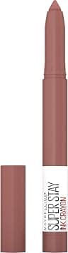 Maybelline Super Stay Ink Crayon Lipstick Makeup, Precision Tip Matte Lip Crayon with Built-in Sharpener, Longwear Up To 8Hrs, Trust Your Gut, Mauve Nude Pink, 1 Count - Best Deal Finder