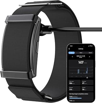 Smart Band Health Band No Screen Fitness Tracker Wristband Step Counter Heart Rate Monitor Sleep Tracker Activity Trackers with Steps Distance Calories Counting Compatible with Android iOS, Black on Amazon.ae - Price Tracker