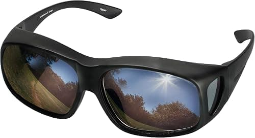 LensCovers Polarized Wraparound Sunglasses | Wear Over Sunglasses | Fitover for Glasses على Amazon.ae - متتبع الأسعار