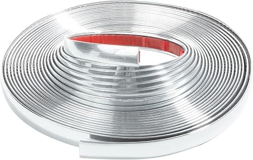Automotive Chrome Trim Molding,Universal Decorative Scratch-Proof Decorative Protect Sticker, Car Body Chrome Trim Strip for Motor Truck RV Door Window Bumper (Silver) 25Ft 0.39" Wide on Amazon.ae - Price Tracker