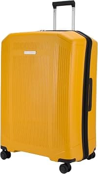 Sonada Unbreakable Luggage Unisex,Double Zipper,Expandable, International Lock With 4 Double Silent Wheels (Gold Orange) on Amazon.ae - Price Tracker