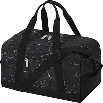 Apenze Small Gym Bag 14 inch lightweight Carry On Mini Duffel Bag for Travel Sport, Marble Black, 14inch Basic Gym Bag, Small Gym Bag on Amazon.sa - Price Tracker