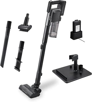 Panasonic MC-SBR70 Powerful Cordless Vacuum Cleaner, Stick, Rechargeable, Handheld Vacuum Cleaner with Smart Dust Sensor, upto 116 Min Runtime, Black - Best Deal Finder
