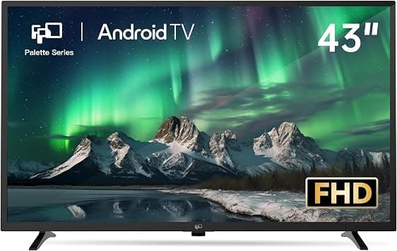 FPD 43 Inch Smart TV Flat Screen Frame LED Television Full HD 1080p Google Cast Built in, Streaming Live Ultra Thin HDR10 Android TV, Bluetooth, Vesa, Hdmi, WiFi (Palette-Series 2025) on Amazon.ae - Price Tracker