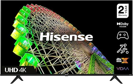 Hisense 50A6BGTUK 4K UHD Smart TV, with Dolby Vision HDR, DTS Virtual X, Youtube, Netflix, Disney +, Freeview Play and Alexa Built-in, Bluetooth WiFi (2022 New), Black, (50 Inch) on Amazon.ae - Price Tracker