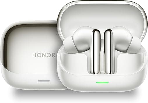 HONOR Earbuds 4 with AI Translation, 50dB Adaptive ANC, 46H Battery Life, Dual Drivers(11mm+6mm), 3-Mic AI Call Noise Reduction, IP54 Water Resistant, Pearl White - Amazon.ae Price Tracker