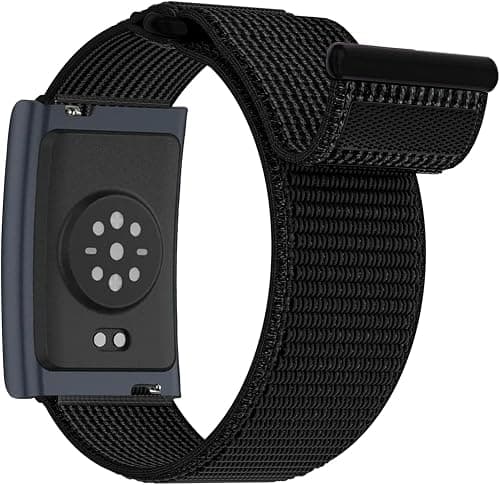Nylon Strap Compatible with Amazfit Helio Strap Smart Band Fitness Tracker - Lightweight, Breathable & Waterproof - Replacement for Amazfit Helio Strap Smart Band Fitness Tracker - Men and Women on Amazon.ae - Price Tracker