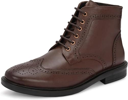 Burwood Men'S Leather Boots على Amazon.ae - متتبع الأسعار