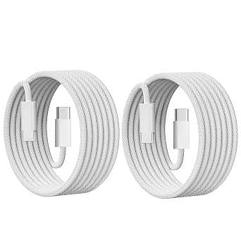 USB C to C Cable (2pack 6ft), Apple MFi Certified iPhone Fast Charger 2m, Power Delivery Original Type C Charging Cord for Apple iPhone 15/16,Pro/Plus/ProMax,for MacBook Pro/Air - متتبع أسعار Amazon.sa