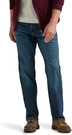 Wrangler Authentics mens Comfort Flex Waist Relaxed Fit Jeans Jeans - دليلك لأفضل العروض