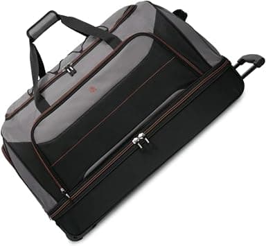 Sonada Rolling Duffel Bag 30 Inch 2 Wheel, Protege Collection Telescoping Handle, Multiple Compartments Trolley (High Rated on WALMART USA) على Amazon.ae - متتبع الأسعار