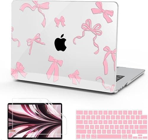 B BELK for MacBook Air 13.6 inch Case 2026 2025-2022 M5 M4 M3 M2, Blush Bow on Amazon.ae - Price Tracker