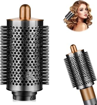 Large Round Volumizing Brush for Dyson Airwrap, Big Size Attachments and Accessories for Airwrap, Hair Blow Dryer Attachments and Styler Tool(Gold) - Best Deal Finder