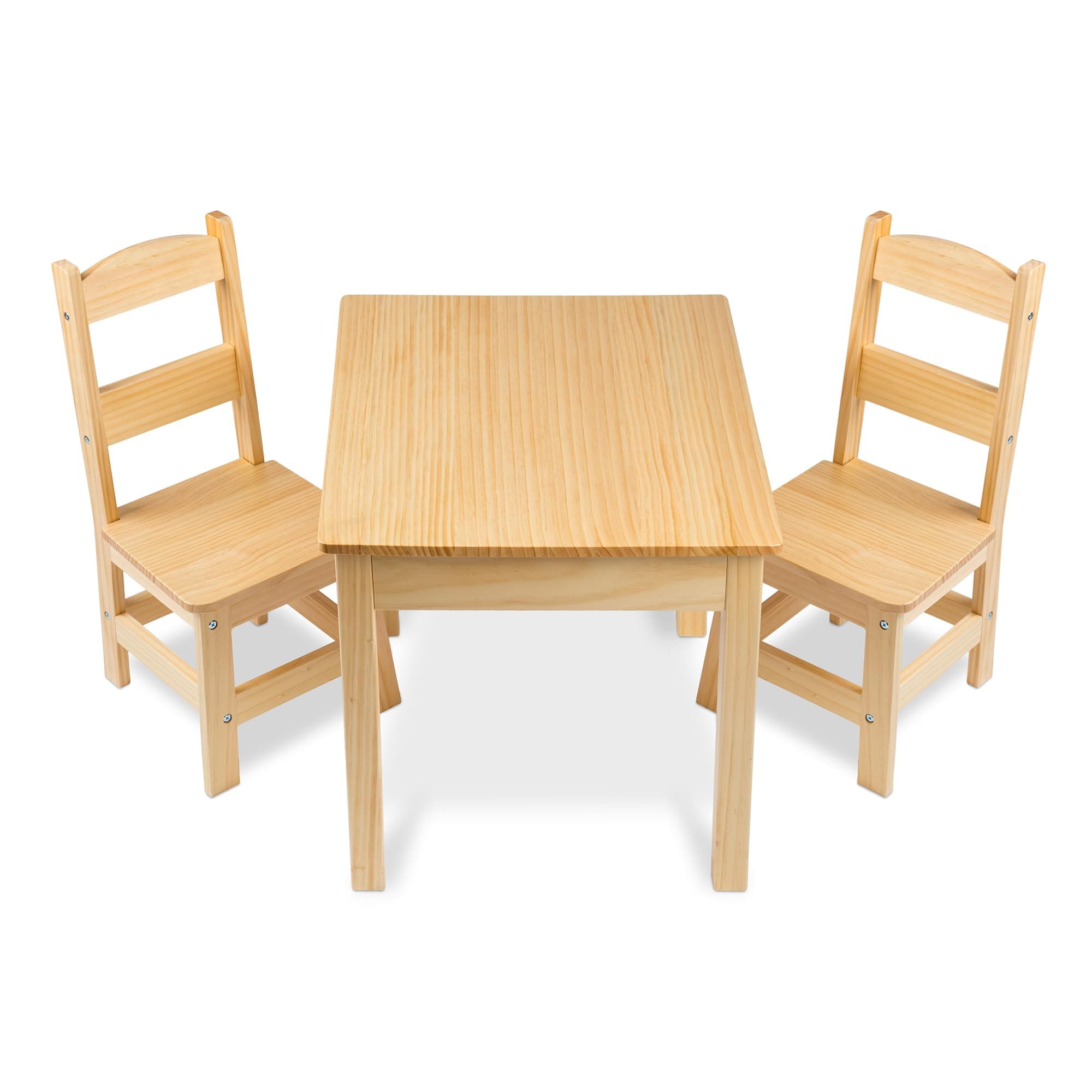 Melissa & Doug Solid Wood Table and 2 Chairs Set - Light Finish Furniture for Playroom on Amazon.ae - Price Tracker