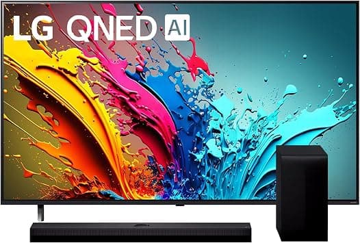 Bundle LG 65 Inch TV 65QNED82A6A + LG Soundbar S70TY-F, HDR10, QNED, AI Smart 4K TV, 65 Inch Size - Amazon.ae Price Tracker