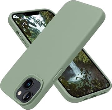OTOFLY Designed for iPhone 13 Case, Silicone Shockproof Slim Thin Phone Case for iPhone 13 6.1 inch Calke Green on Amazon.ae - Price Tracker