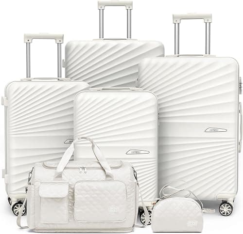 Joyway Luggage Sets 3 Piece Suitcase Set Carry on Luggage with Spinner Wheels Combination Lock for Travel Essentials Lightweight Hardshell Travel Luggage Set (20-Inch) على Amazon.ae - متتبع الأسعار