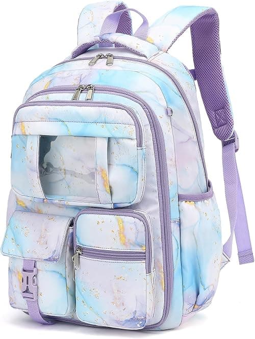 Backpack for Girls, Kids School Bags for Middle School Students Book Bag for Elementary Primary School على Amazon.ae - متتبع الأسعار
