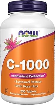 Now Supplements, Vitamin C-1,000 With Rose Hips, Sustained Release, Antioxidant Protection*, 250 Tablets - Amazon.ae Price Tracker