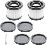 Pack of 7 HEPA Filter for Dreame V20/V20 Pro/V20 Pro-A Vacuum Cleaner Filter for Dreame R20 Slim Vacuum Cleaner, 2 Filters, 4 Pre-Filters, 1 Cleaning Brush - Best Deal Finder