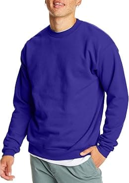 Hanes Men's Sweatshirt, EcoSmart Fleece Crewneck Sweatshirt, Cotton-Blend Fleece Sweatshirt, Plush Fleece Pullover Sweatshirt - Best Deal Finder