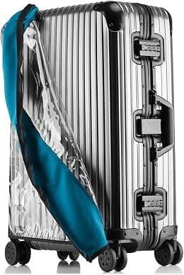 Transparent PVC Suitcase Cover, No Disassembly Required Clear Luggage Protector Suitcase Cover, Waterproof Travel Wrap Luggage Cover Protectors, Luggage Bag for Hard Cover Suitcase - Best Deal Finder