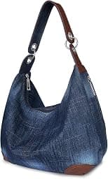 Ichic Boutique Womens Handbag Purse Denim Tote Hobo Shoulder Crossbody Bags Denim - Best Deal Finder