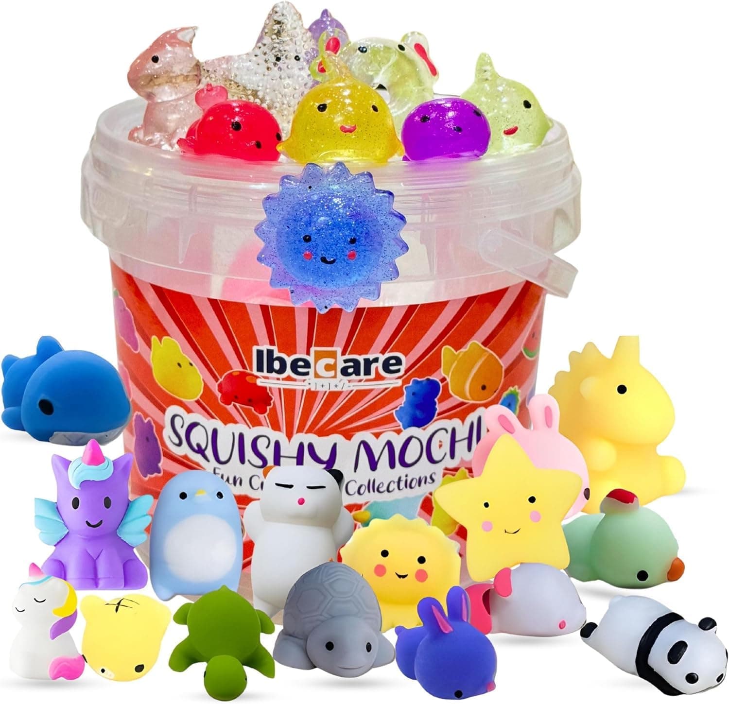 Ibecare Mochi Squishy Toys | Party favors for kids! birthday giveaways or return gifts for Birthday party kids | mini toys | goodie bags pinatas stocking fillers (24 Pcs) on Amazon.ae - Price Tracker