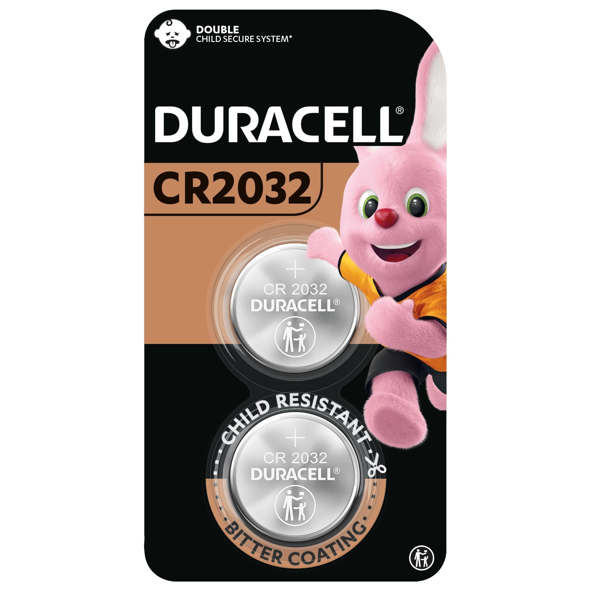 Duracell - Cr2032 3V Lithium Coin Dl2032 / Cr2032 Button Batteries Regular - Pack Of 2 - 10 Years Shelf Life on Amazon.ae - Price Tracker