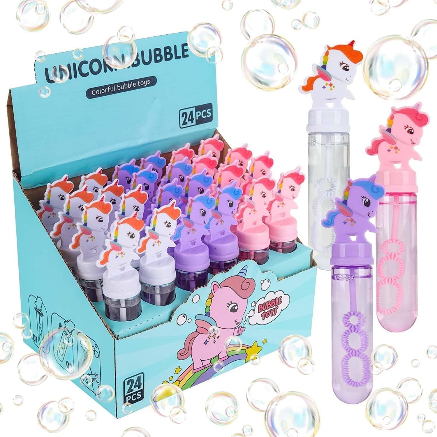 BeyondLuv Unicorn Bubbles Party Favors For Kids -24Pcs Return Gifts for Birthday Party/Unicorn Birthday Giveaways For Bulk, Mini Toys Bubble Wand, توزيعات هدايا on Amazon.ae - Price Tracker