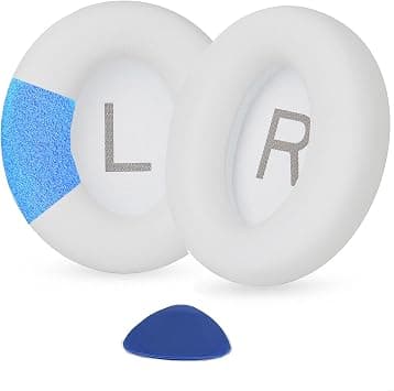 Space Q45 Earpads Replacement Compatible with Anker Soundcore Space Q45 Headphone Ear Pads Protein Leather Cushions Noise Isolation Foam White on Amazon.ae - Price Tracker