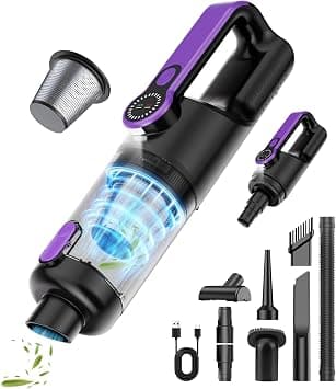 Handheld Vacuum Cleaner, 26000PA 4-in-1 Powerful Mini Vacuum Cleaner on Amazon - Best Deal Finder
